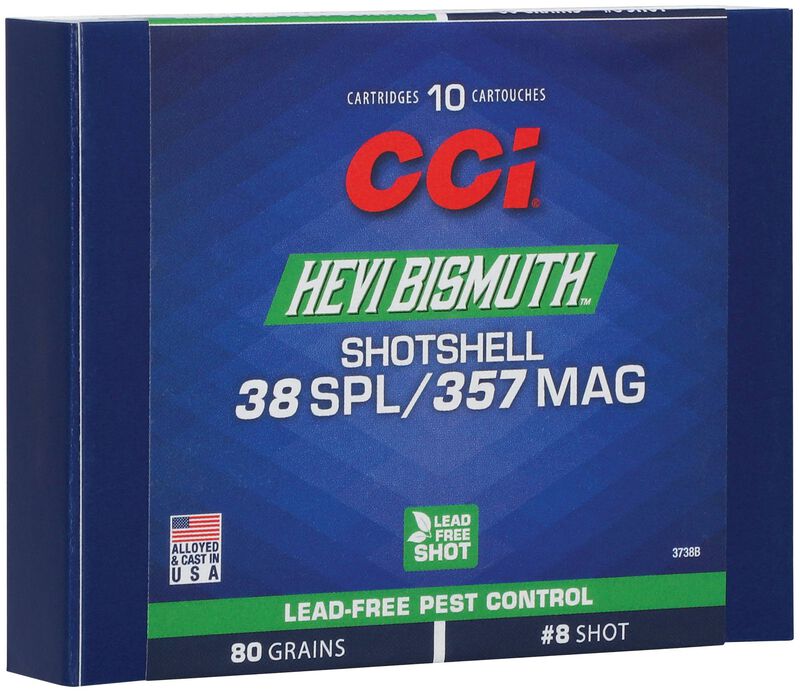 CCI 38/357 BISMUTH SHOTSHELL 10/20 - Ammunition